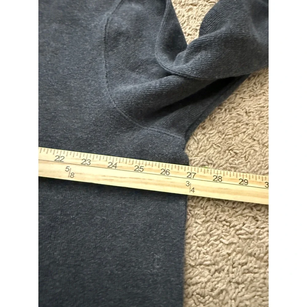 Polo Ralph Lauren Mens XXL Charcoal Grey 1/4 Zip Cotton Pullover Sweater